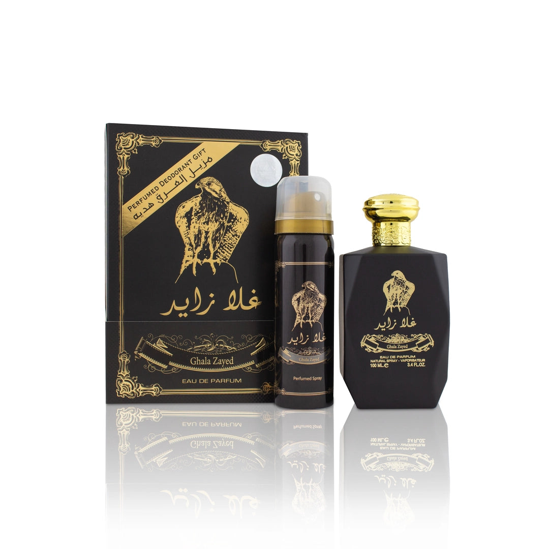 Ghala Zayed with Deodorant Premium Perfume - Mamlakat Al Oud